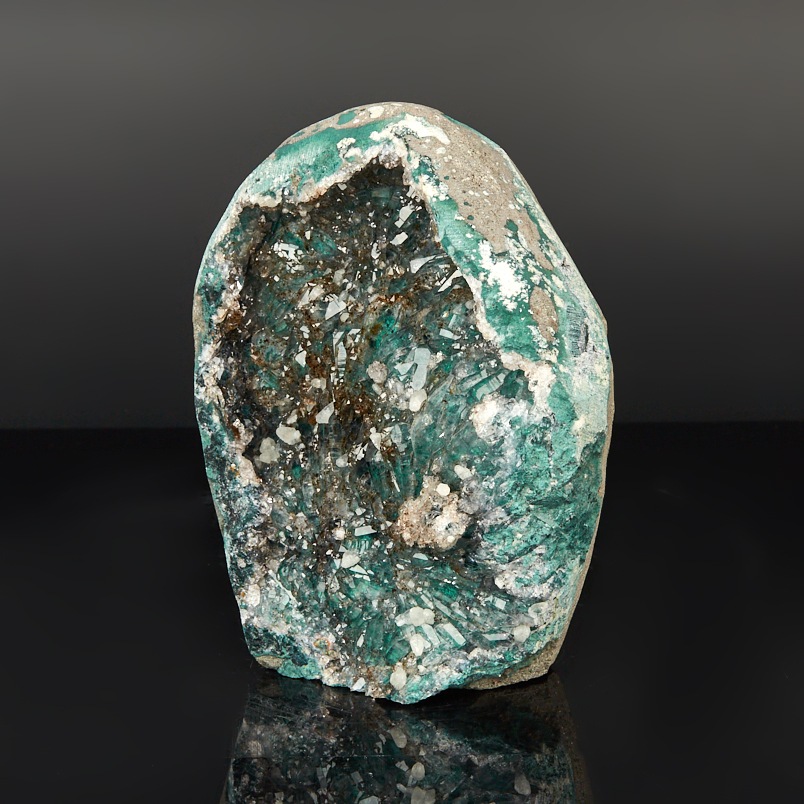 Жеода аметист зелёный Бразилия 12-16&nbsp;см