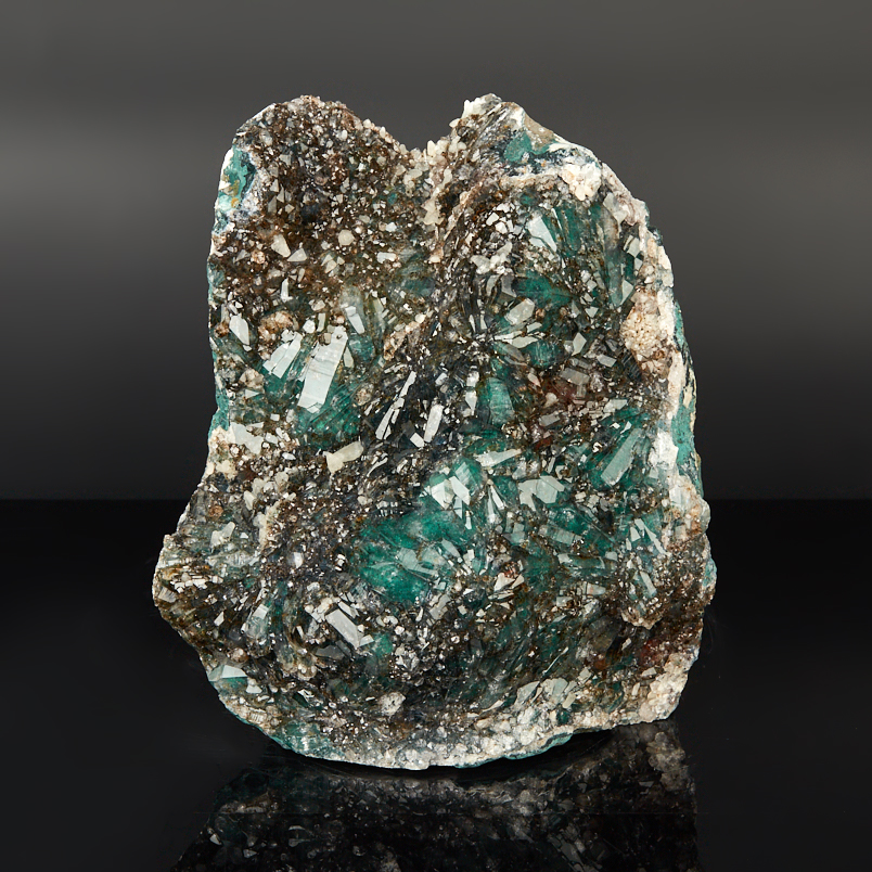 Жеода аметист зелёный Бразилия 16-20&nbsp;см