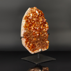 Друза цитрин Бразилия от 20 см (на подставке)