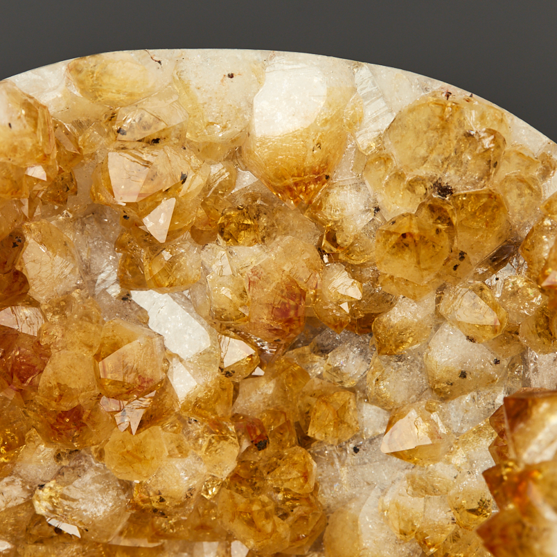 Друза цитрин Бразилия 16-20&nbsp;см