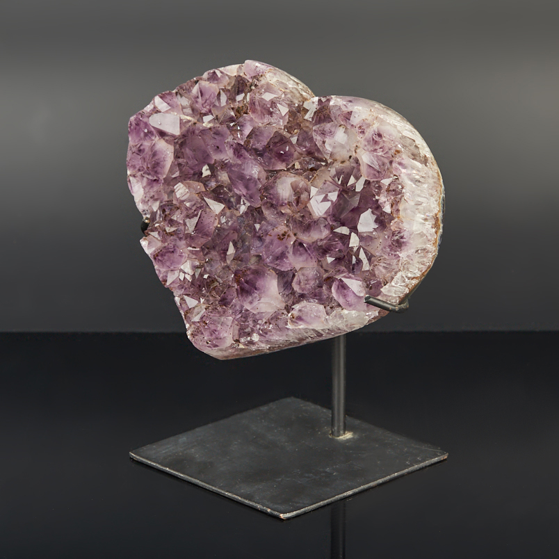 Друза аметист Бразилия 12-16&nbsp;см (на подставке)