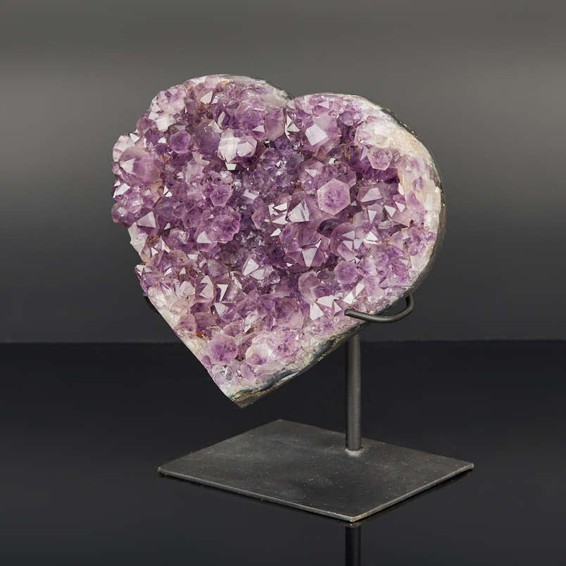 Друза аметист Бразилия 12-16&nbsp;см (на подставке)