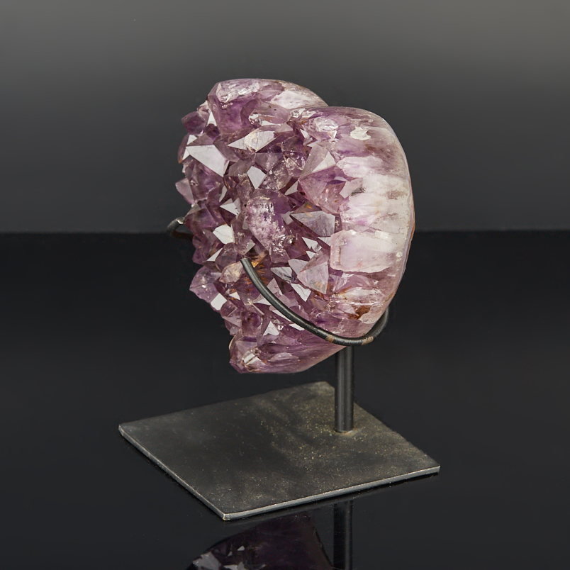 Друза аметист Бразилия 9-12&nbsp;см (на подставке)