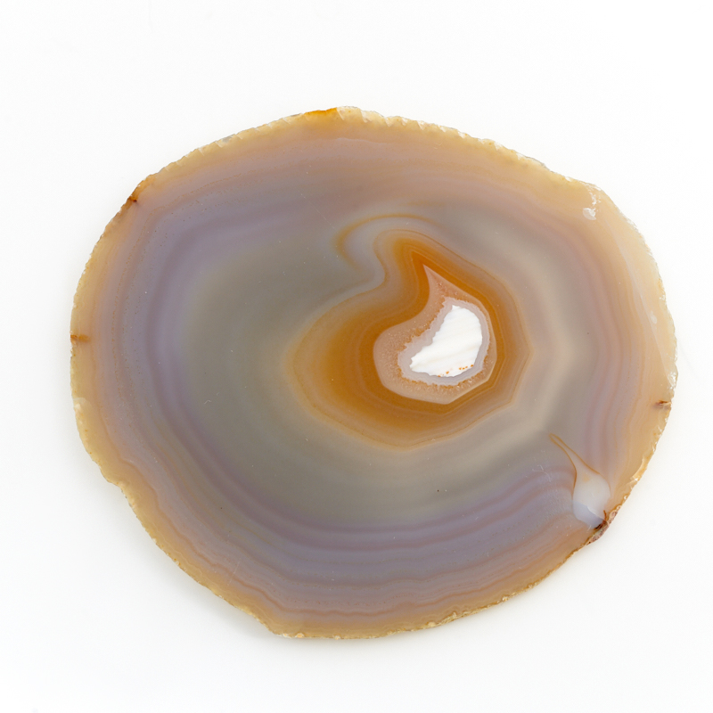 Срез агат серый Бразилия 9-12&nbsp;см (1&nbsp;шт)