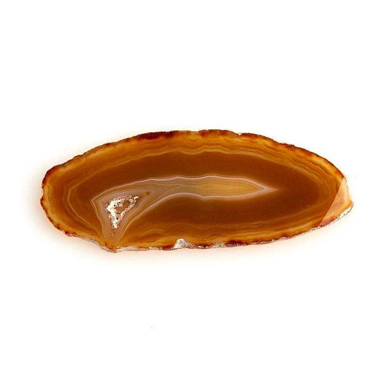 Срез агат коричневый Бразилия 9-12&nbsp;см (1&nbsp;шт)