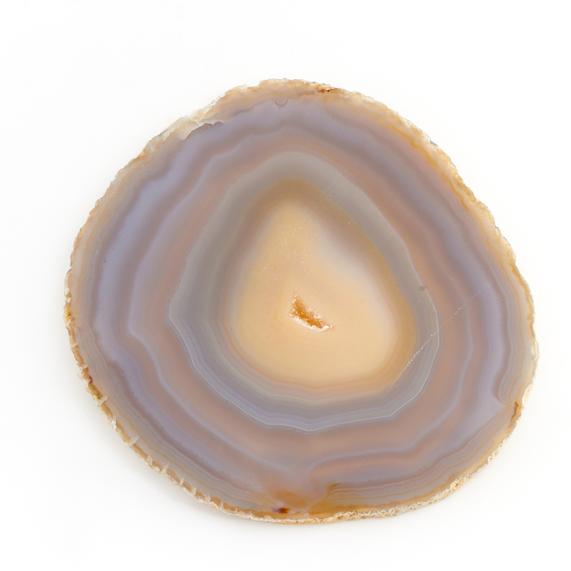 Срез агат серый Бразилия 7-9 см (1 шт)