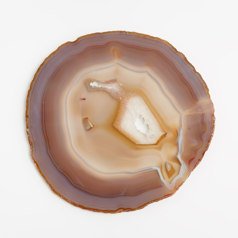 Срез агат коричневый Бразилия 7-9 см (1 шт)