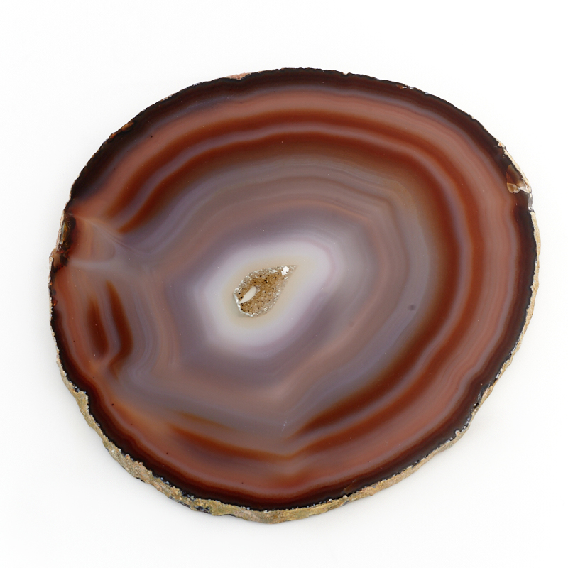Срез агат коричневый Бразилия 7-9 см (1 шт)