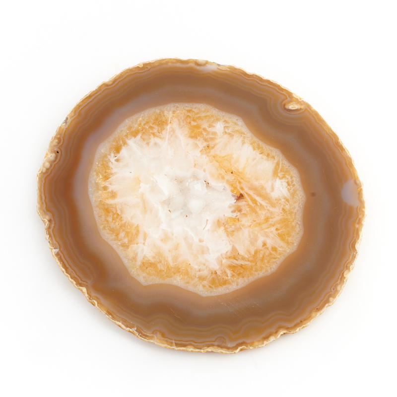 Срез агат коричневый Бразилия 7-9 см (1 шт)