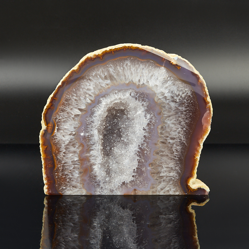 Жеода агат серый Бразилия 16-20 см