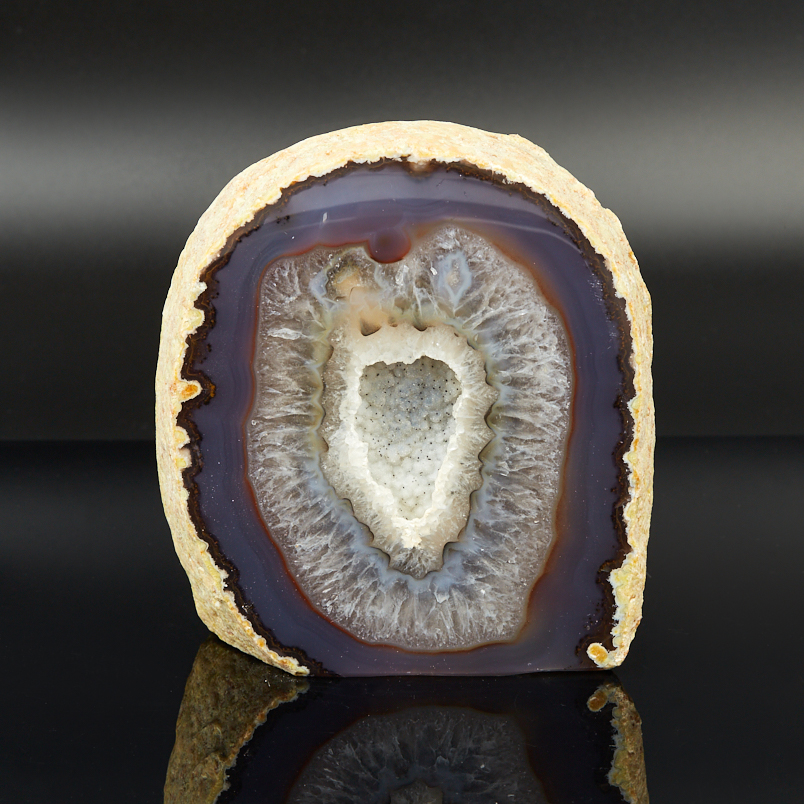 Жеода агат серый Бразилия 12-16 см