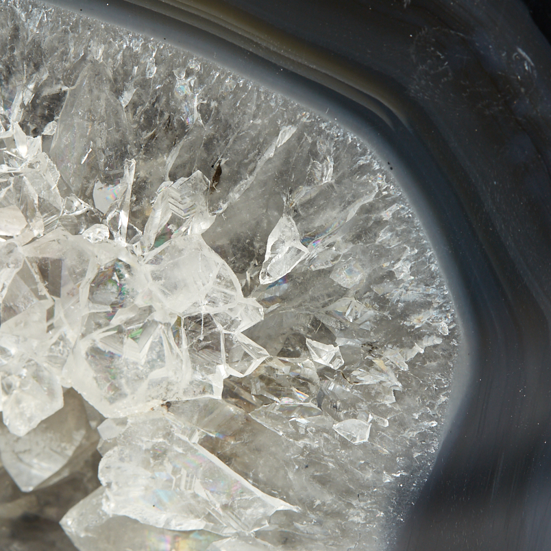 Жеода агат серый Бразилия от 20&nbsp;см