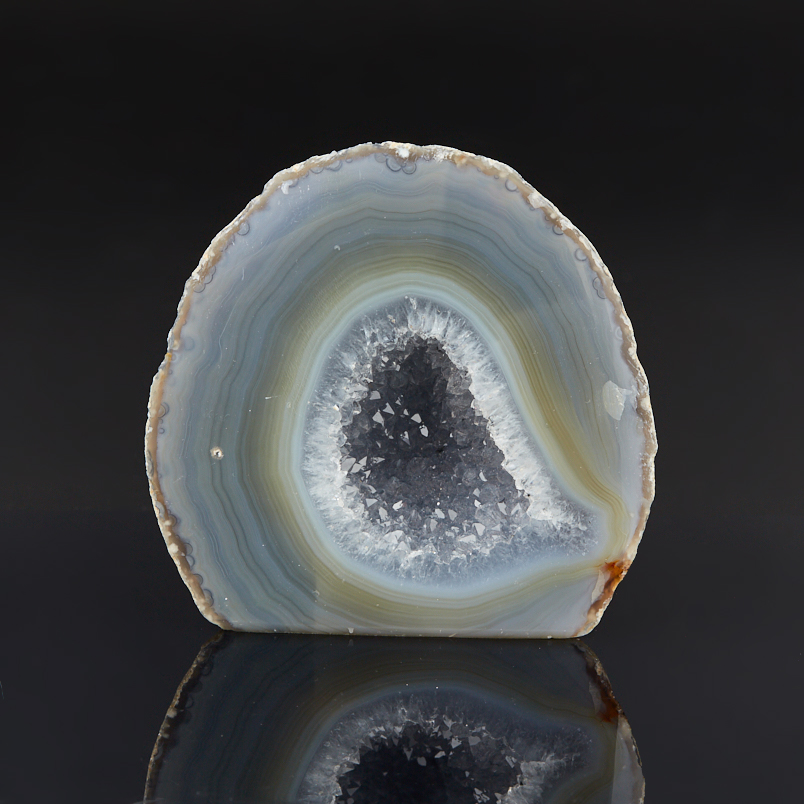 Жеода агат серый Бразилия 7-9 см (1 шт)