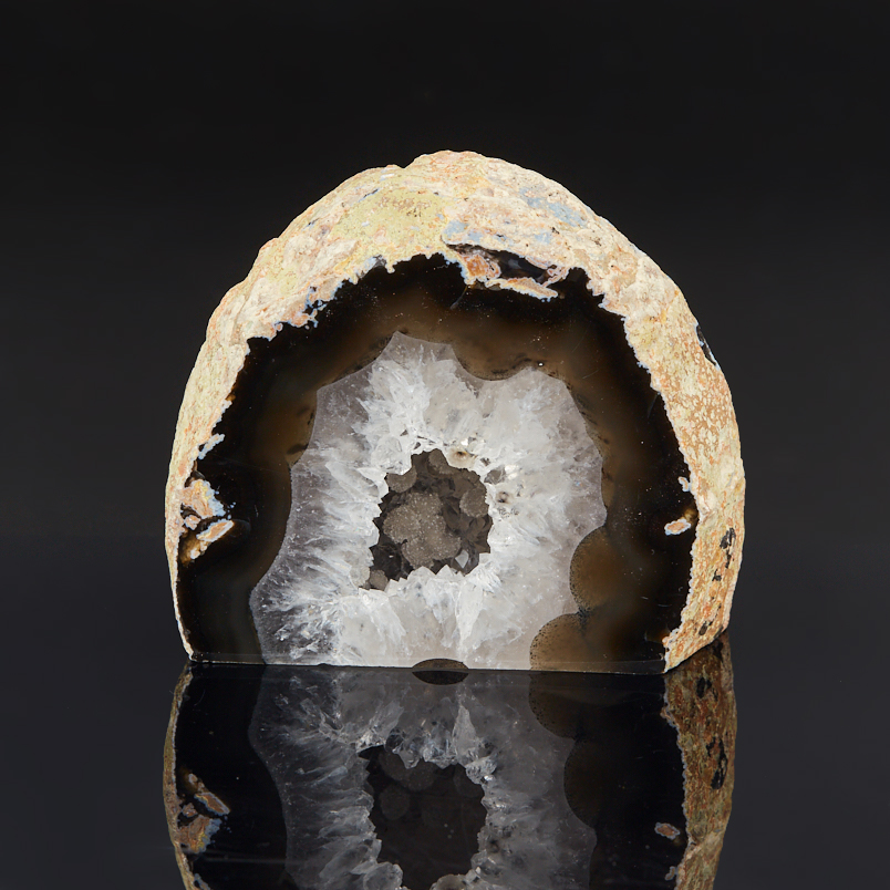 Жеода агат серый Бразилия 7-9 см (1 шт)