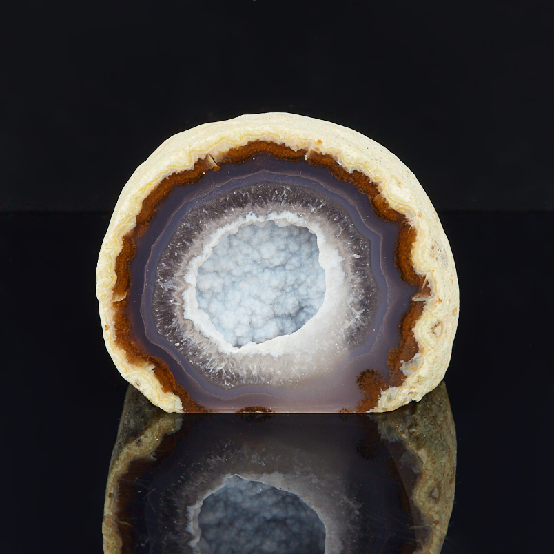 Жеода агат серый Бразилия 5-7 см (1 шт)