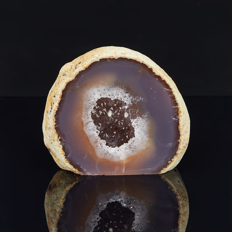 Жеода агат серый Бразилия 5-7 см (1 шт)