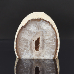 Жеода агат серый Бразилия 7-9 см (1 шт)