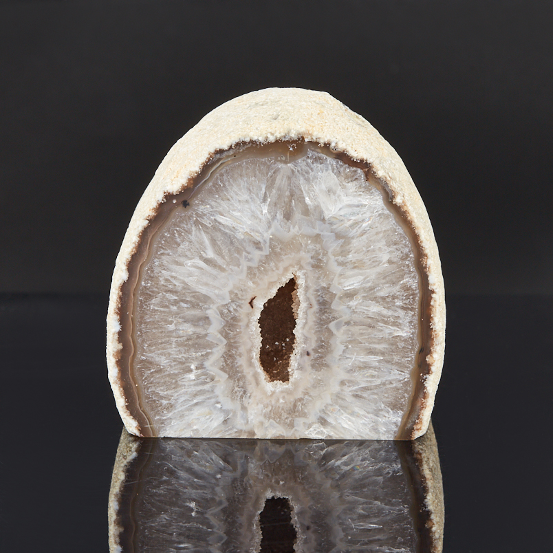 Жеода агат серый Бразилия 7-9 см (1 шт)