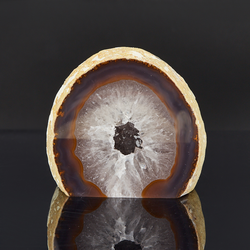 Жеода агат серый Бразилия 7-9 см (1 шт)