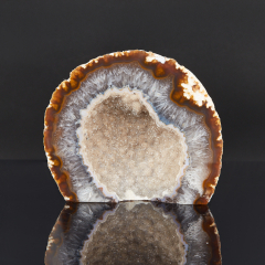 Жеода агат серый Бразилия 9-12 см (1 шт)