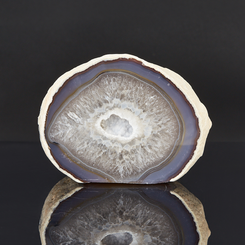 Жеода агат серый Бразилия 9-12&nbsp;см (1&nbsp;шт)