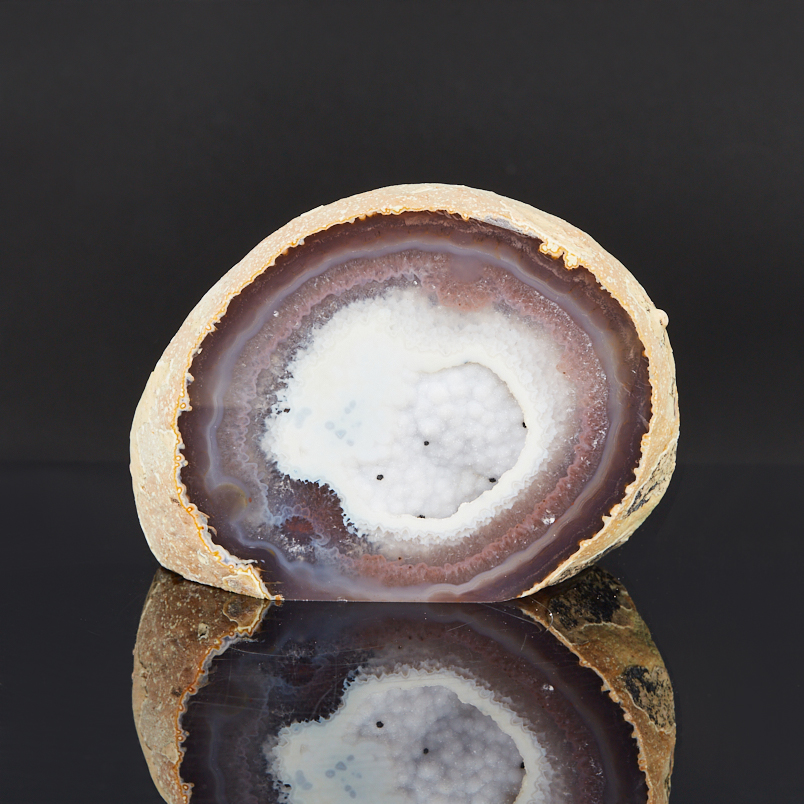 Жеода агат серый Бразилия 9-12&nbsp;см (1&nbsp;шт)