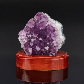 Друза аметист Бразилия 7-9&nbsp;см (1&nbsp;шт) (на подставке)