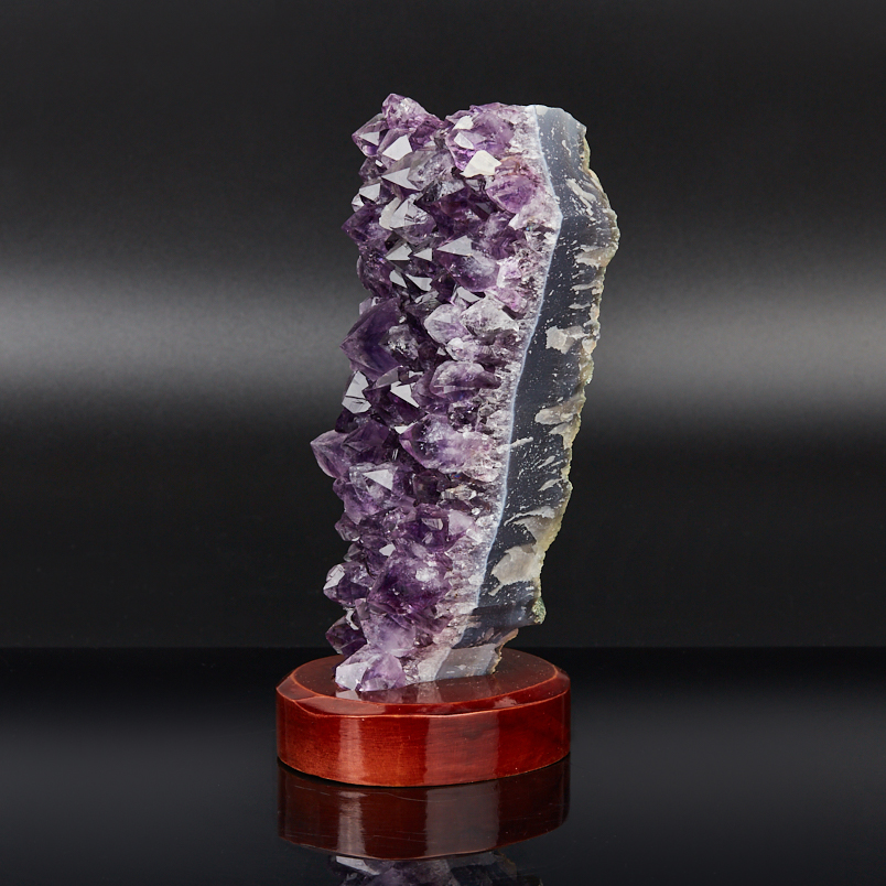 Друза аметист Бразилия 16-20 см (на подставке)
