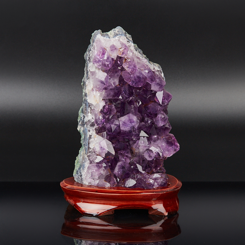 Друза аметист Бразилия 16-20&nbsp;см (на подставке)