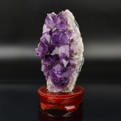 Друза аметист Бразилия от 20 см (на подставке)