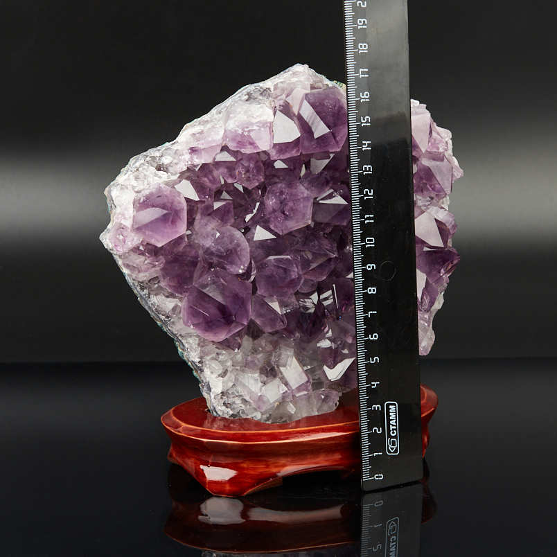 Друза аметист Бразилия 16-20 см (на подставке)