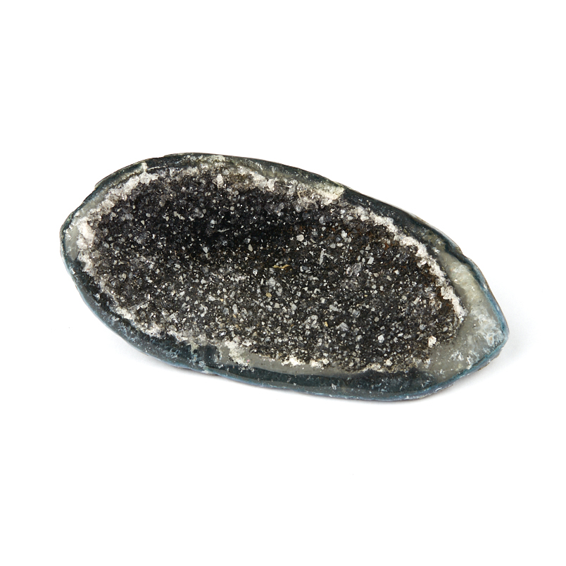 Жеода аметист чёрный Бразилия 9-12&nbsp;см (1&nbsp;шт)