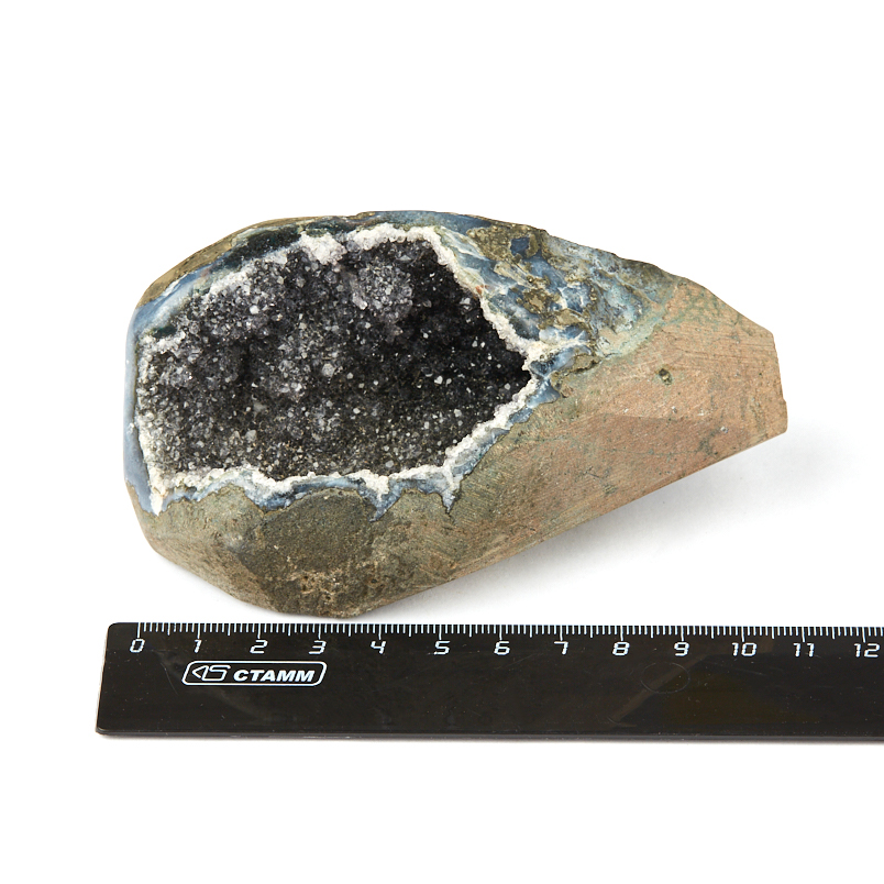 Жеода аметист чёрный Бразилия 9-12&nbsp;см (1&nbsp;шт)