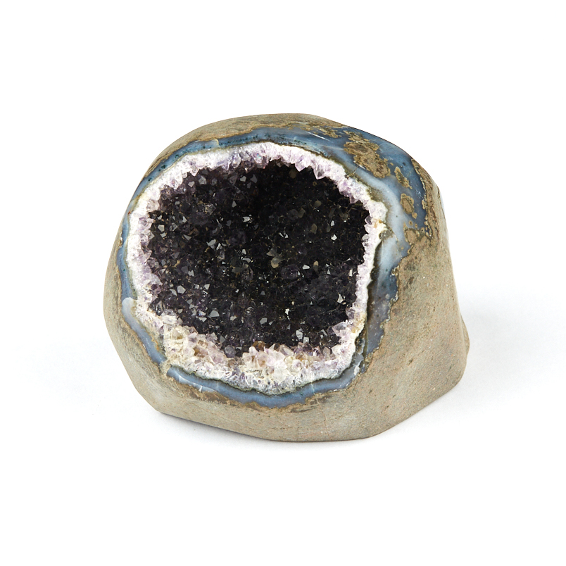 Жеода аметист чёрный Бразилия 7-9&nbsp;см (1&nbsp;шт)