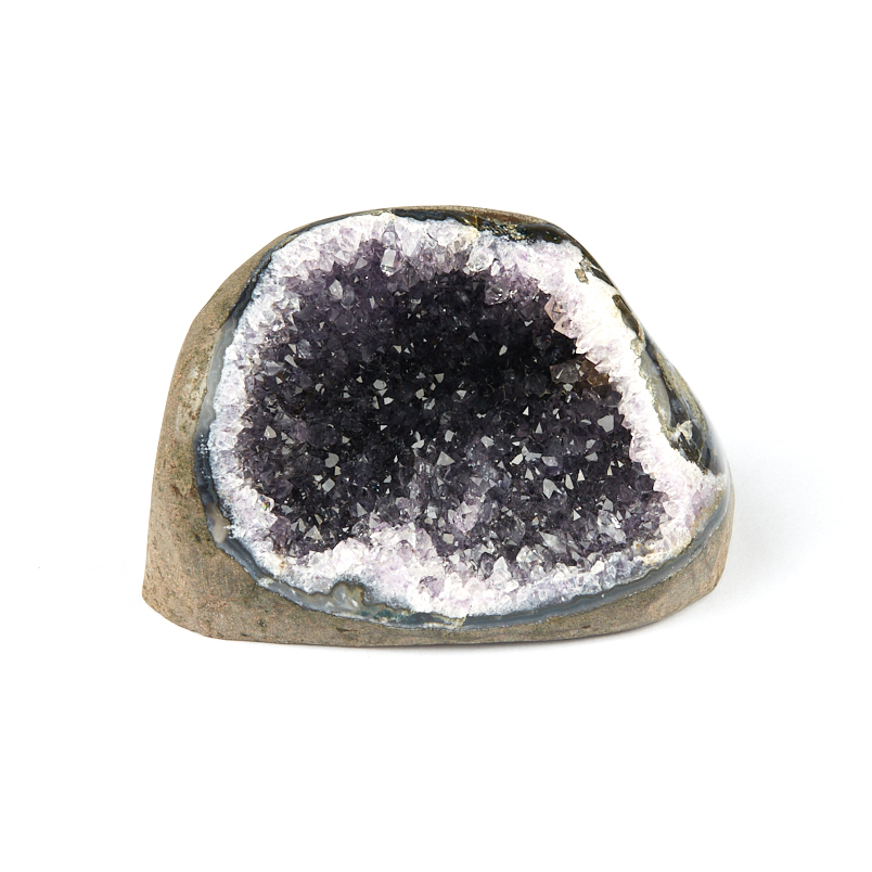 Жеода аметист чёрный Бразилия 7-9&nbsp;см (1&nbsp;шт)