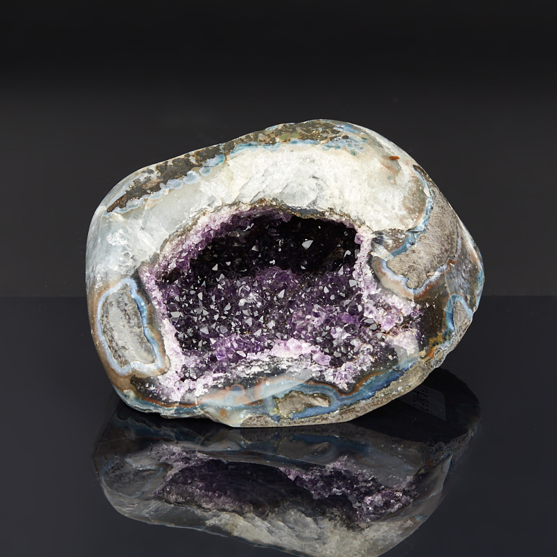 Жеода аметист черный Бразилия 12-16 см