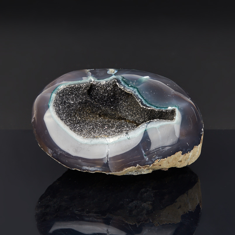 Жеода аметист черный Бразилия 12-16 см (1 шт)