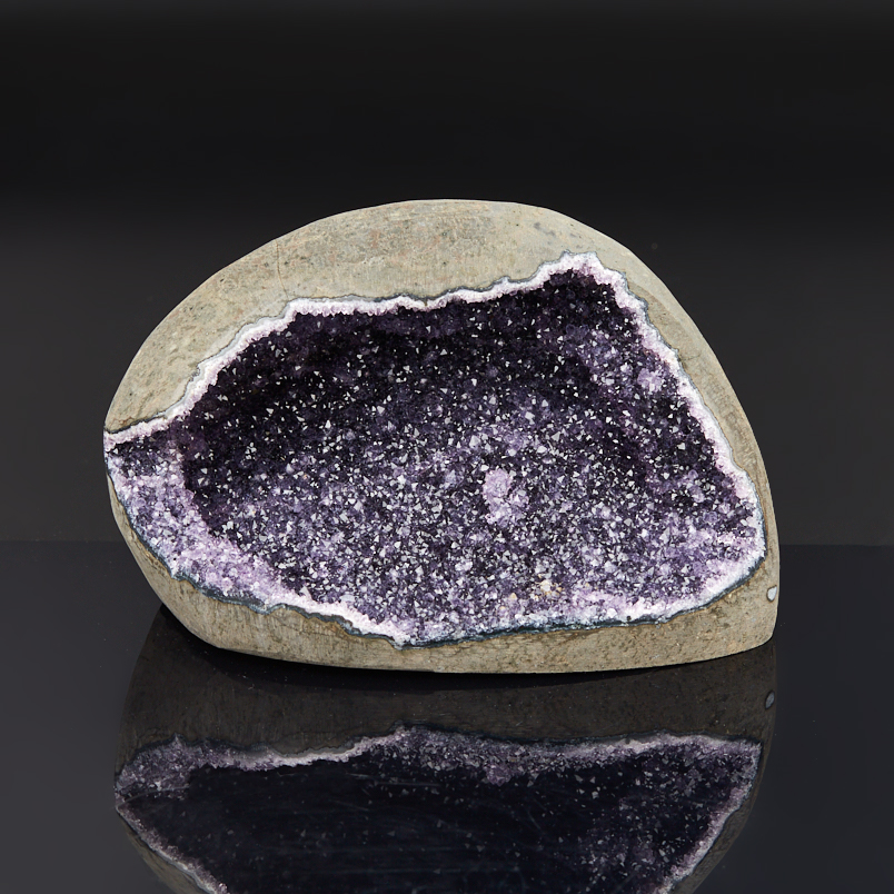 Жеода аметист черный Бразилия 16-20&nbsp;см