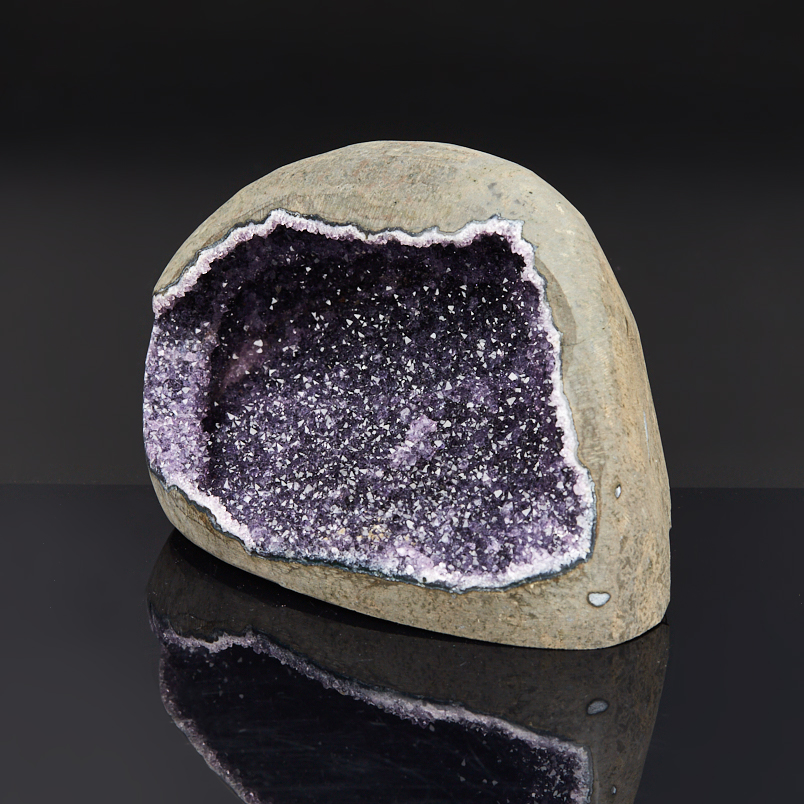 Жеода аметист черный Бразилия 16-20&nbsp;см