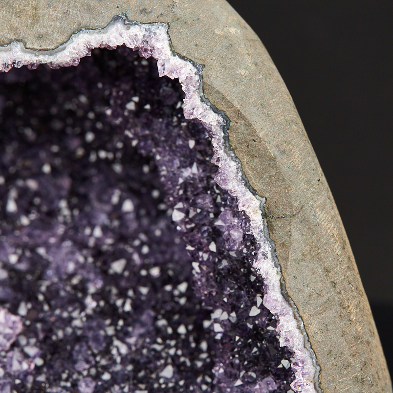 Жеода аметист черный Бразилия 16-20&nbsp;см