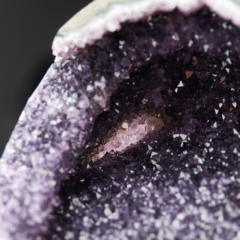 Жеода аметист черный Бразилия 16-20&nbsp;см