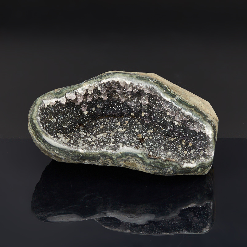 Жеода аметист черный Бразилия 16-20&nbsp;см