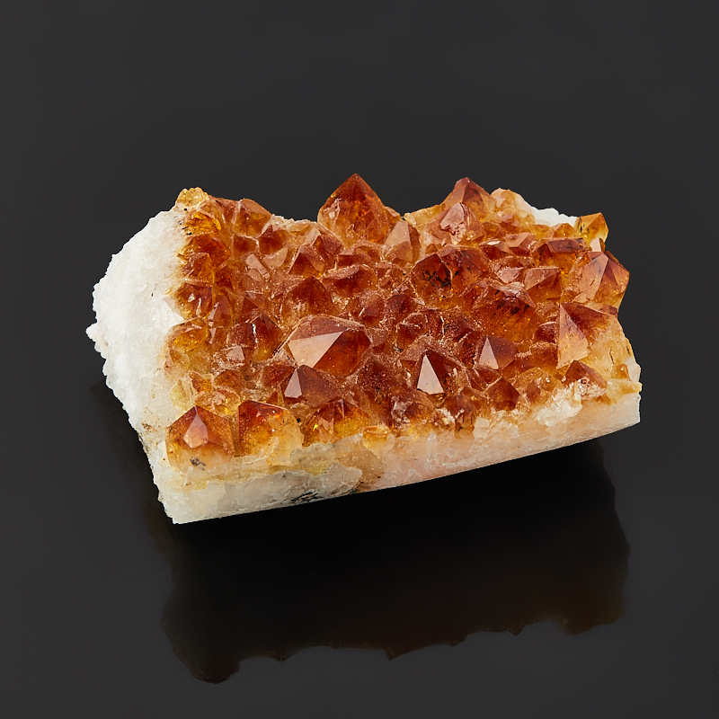 Друза цитрин Бразилия 12-16&nbsp;см (1&nbsp;шт)