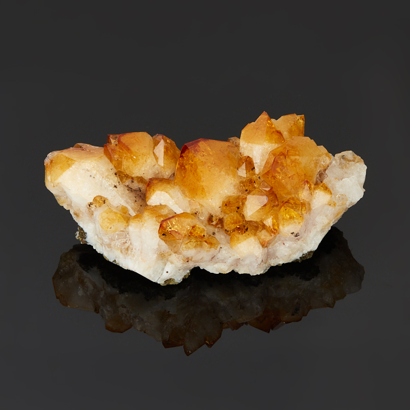 Друза цитрин Бразилия 12-16&nbsp;см (1&nbsp;шт)