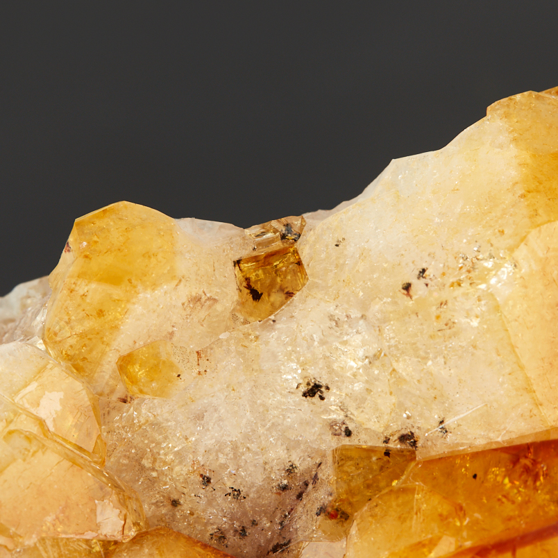 Друза цитрин Бразилия 12-16&nbsp;см (1&nbsp;шт)