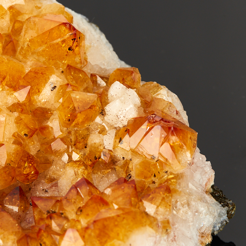 Друза цитрин Бразилия 16-20&nbsp;см