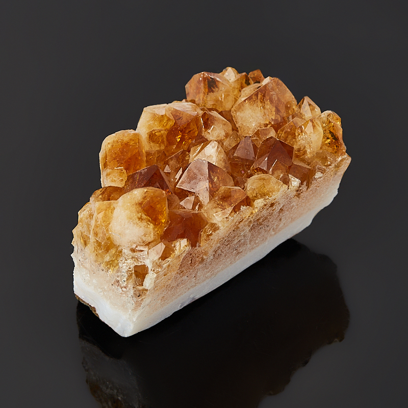 Друза цитрин Бразилия 5-7&nbsp;см (1&nbsp;шт)