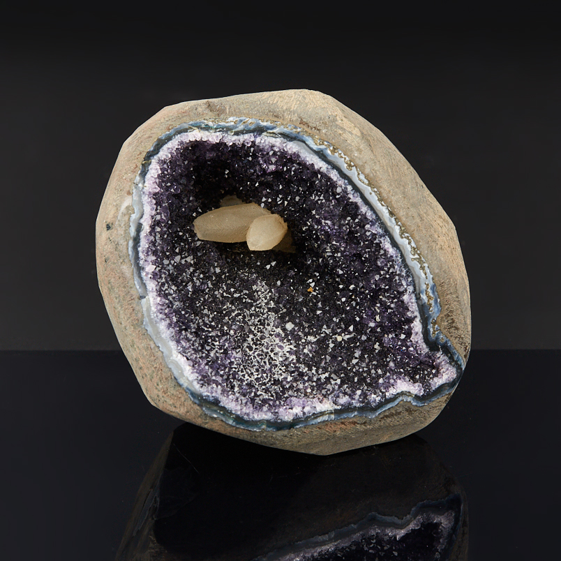 Жеода аметист черный Бразилия 9-12 см (1 шт)