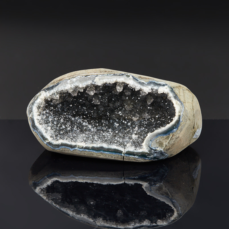 Жеода аметист черный Бразилия 12-16&nbsp;см (1&nbsp;шт)