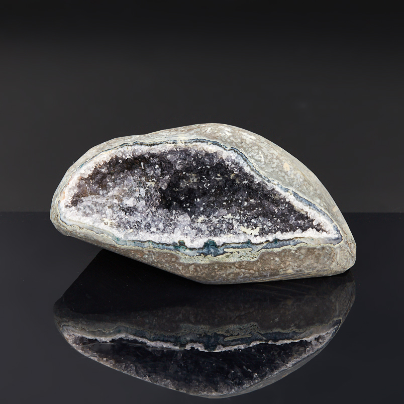 Жеода аметист черный Бразилия 12-16&nbsp;см (1&nbsp;шт)